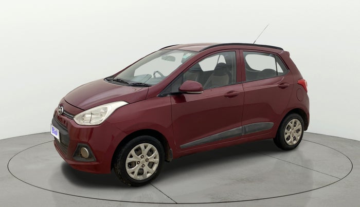 2016 Hyundai Grand i10 SPORTZ 1.2 KAPPA VTVT, Petrol, Manual, 93,631 km, Left Front Diagonal