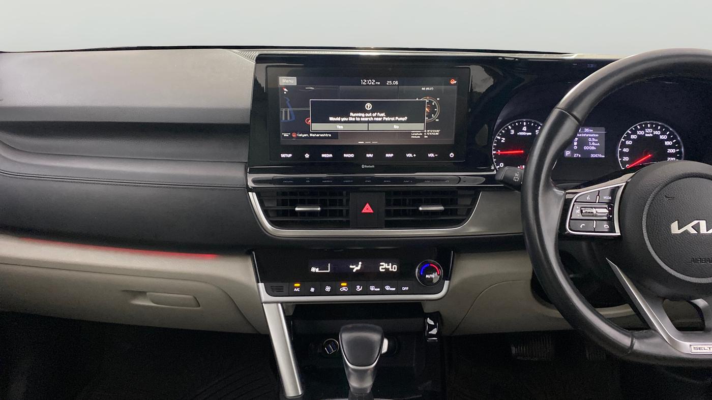 2021 KIA SELTOS HTX IVT 1.5 PETROL, Petrol, Automatic, 30,470 km, Air Conditioner