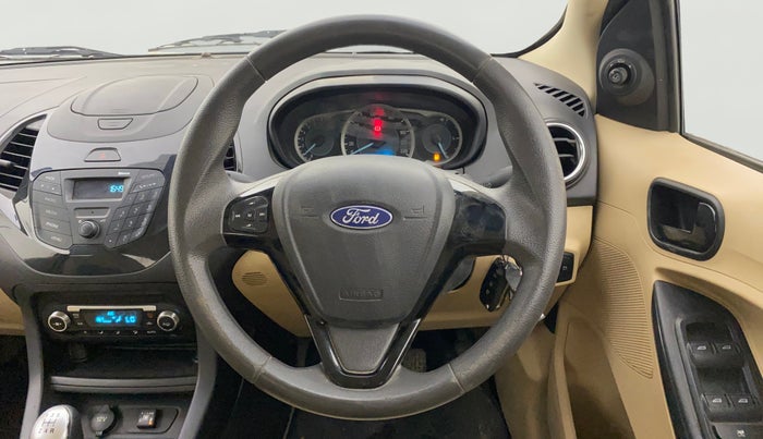2018 Ford Figo Aspire TITANIUM 1.2 PETROL, CNG, Manual, 44,366 km, Steering Wheel Close Up