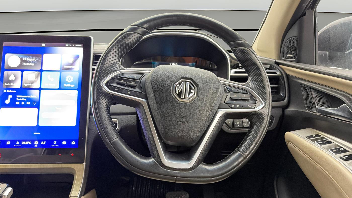 2023 MG HECTOR SHARP PRO 1.5 PETROL TURBO CVT PETROL, Petrol, Automatic, 53,128 km, Steering Wheel Close Up