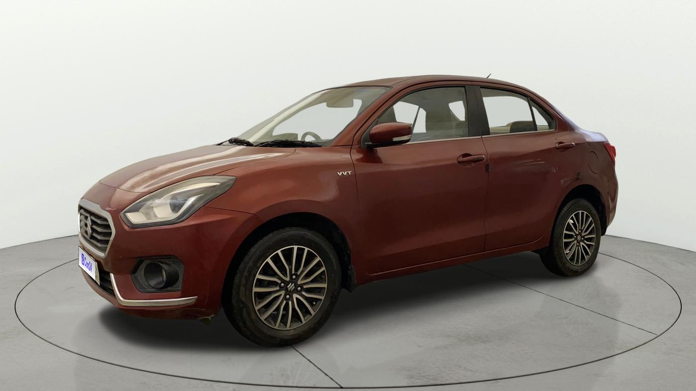 2017 Maruti Dzire ZXI PLUS AMT, Petrol, Automatic, 1,22,322 km, Left Front Diagonal