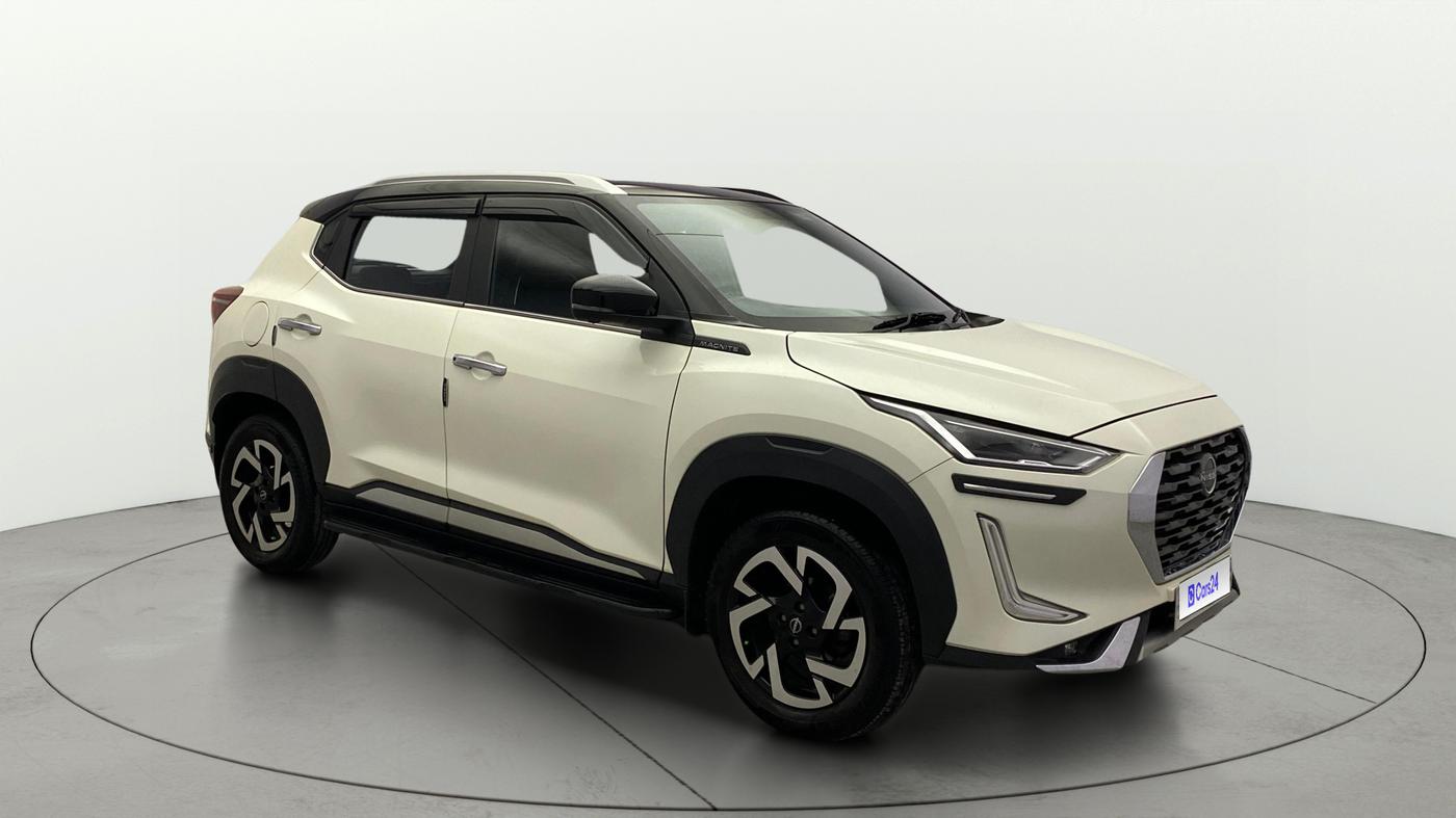 2023 Nissan MAGNITE XV PREMIUM TURBO CVT DUAL TONE, Petrol, Automatic, 6,857 km, Right Front Diagonal