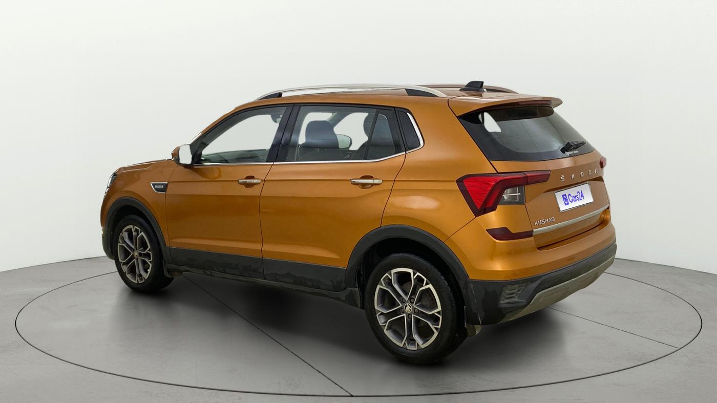2021 Skoda KUSHAQ STYLE 1.0L TSI MT, Petrol, Manual, 42,465 km, Left Back Diagonal