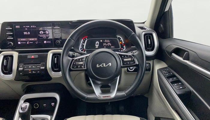 2022 KIA SONET HTX 1.0 IMT, Petrol, Manual, 35,032 km, Steering Wheel Close Up