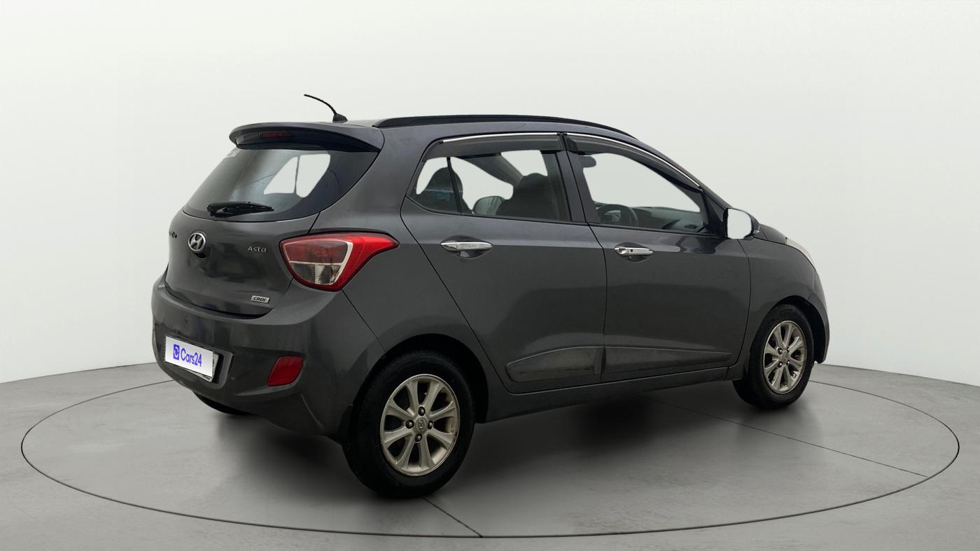 2013 Hyundai Grand i10 ASTA 1.1 CRDI, Diesel, Manual, 1,10,846 km, Right Back Diagonal