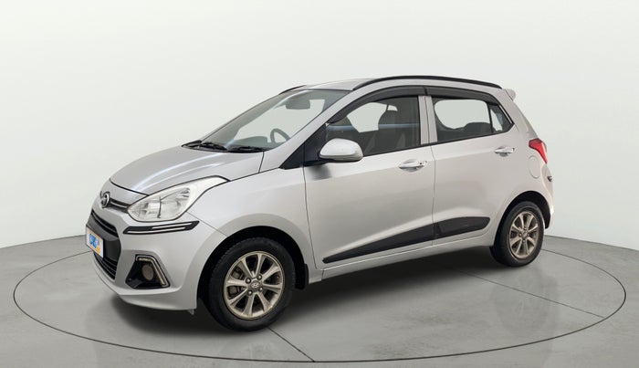 2015 Hyundai Grand i10 ASTA (O) 1.2 KAPPA VTVT, Petrol, Manual, 1,09,122 km, Left Front Diagonal