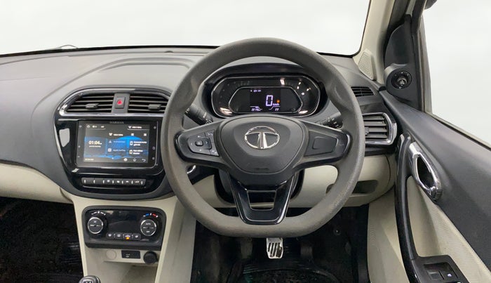2022 Tata TIGOR XZ PLUS CNG, CNG, Manual, 22,146 km, Steering Wheel Close Up