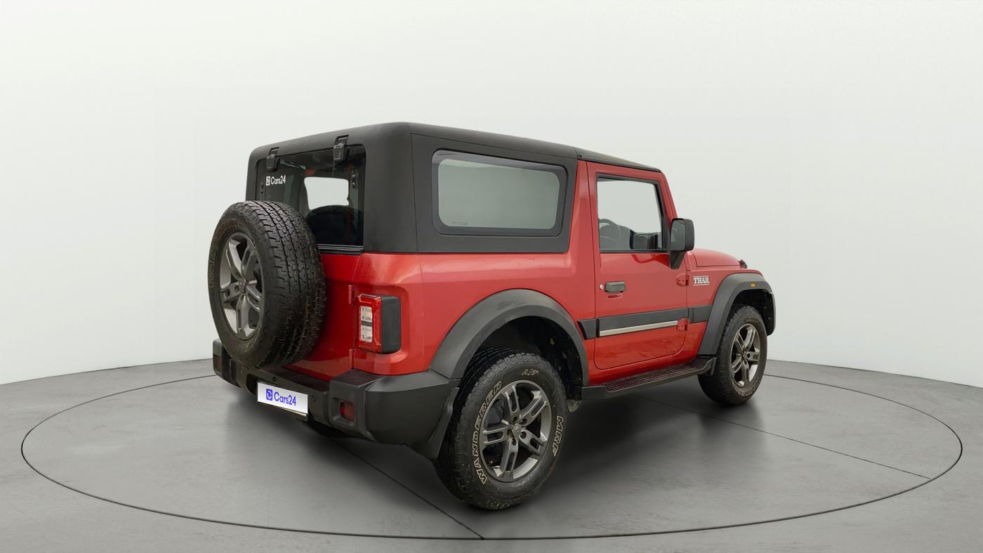 2023 Mahindra Thar LX P 2WD AT HT, Petrol, Automatic, 25,059 km, Right Back Diagonal