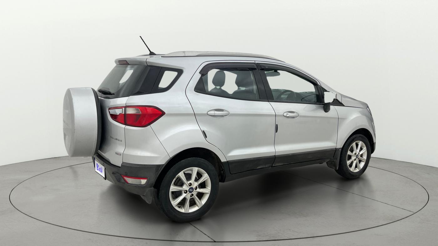 2018 Ford Ecosport TITANIUM 1.5L DIESEL, Diesel, Manual, 1,08,559 km, Right Back Diagonal