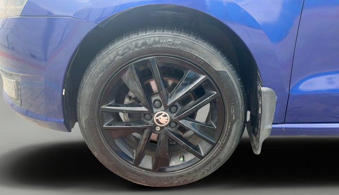 2019 Skoda Rapid AMBITION 1.6 MPI MT, Petrol, Manual, 1,38,013 km, Left Front Wheel