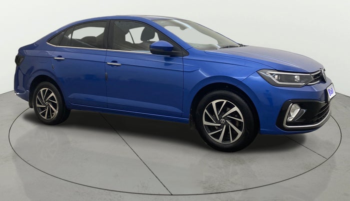 2022 Volkswagen VIRTUS TOPLINE TSI 1.0 MT, Petrol, Manual, 63,711 km, Right Front Diagonal