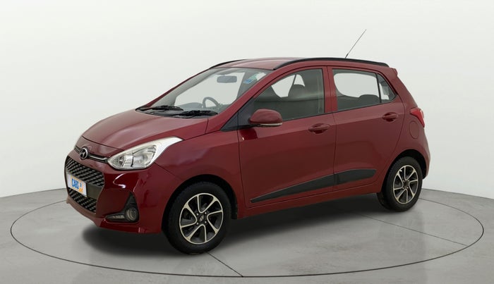 2017 Hyundai Grand i10 SPORTZ (O) AT 1.2 KAPPA VTVT, Petrol, Automatic, 69,552 km, Left Front Diagonal