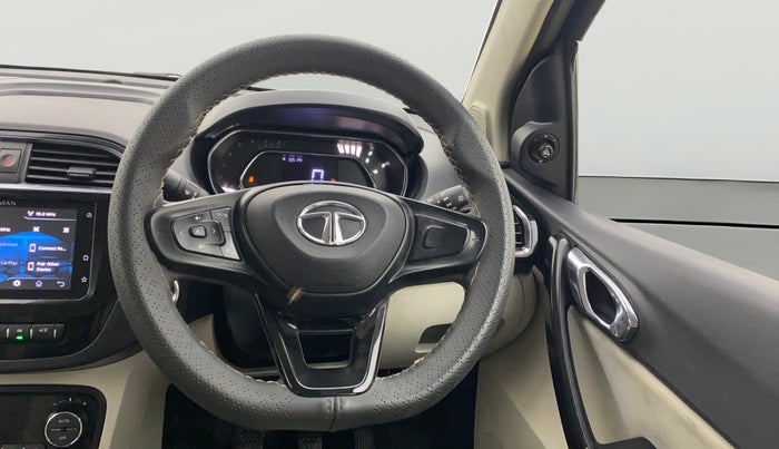 2022 Tata TIGOR XZ PLUS CNG, CNG, Manual, 1,12,982 km, Steering Wheel Close Up