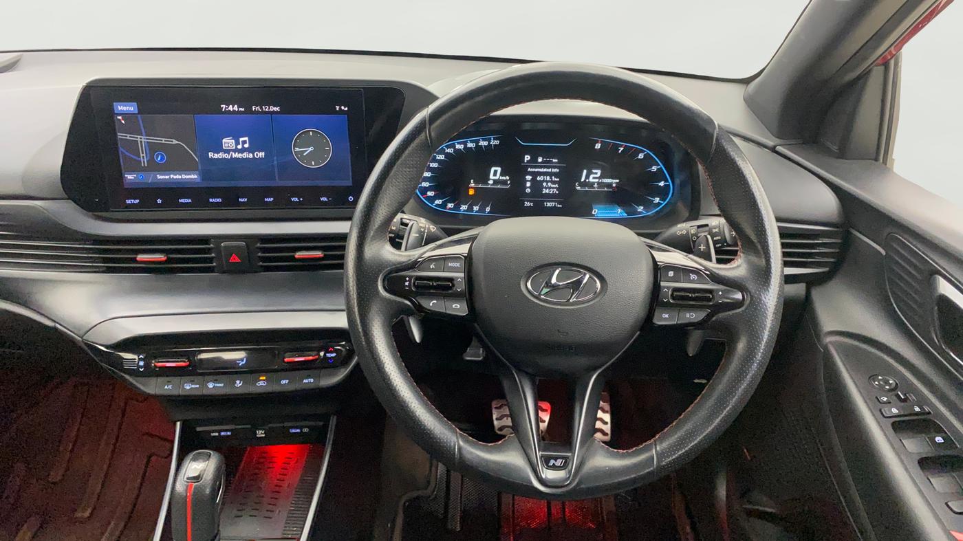 2021 Hyundai NEW I20 N LINE N8 1.0 TURBO GDI DCT, Petrol, Automatic, 12,920 km, Steering Wheel Close Up