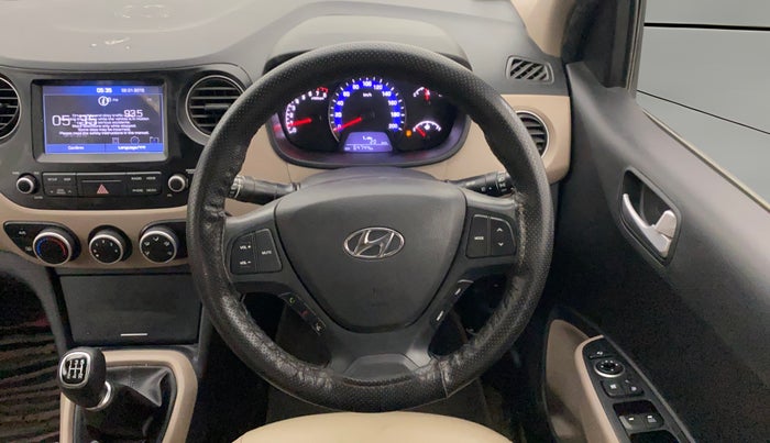 2017 Hyundai Xcent SX 1.2, Petrol, Manual, 64,734 km, Steering Wheel Close Up