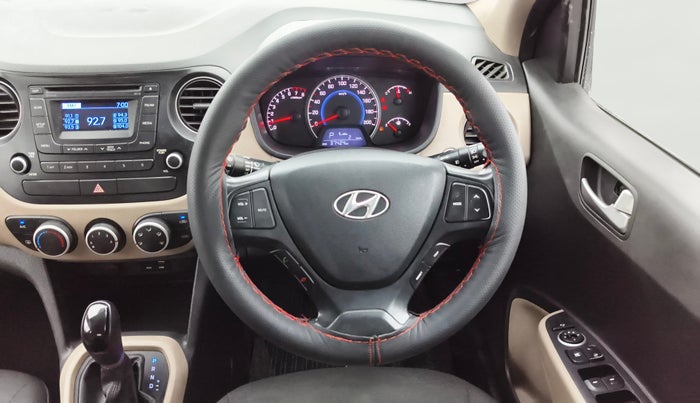 2016 Hyundai Grand i10 ASTA AT 1.2 KAPPA VTVT, Petrol, Automatic, 37,424 km, Steering Wheel Close Up