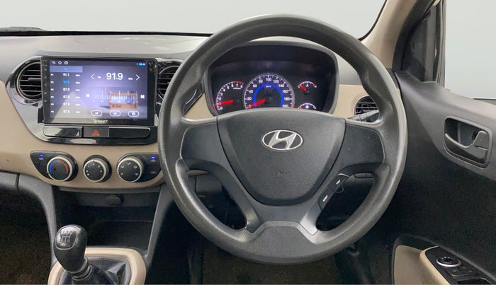 2015 Hyundai Grand i10 MAGNA 1.2 KAPPA VTVT, Petrol, Manual, 65,739 km, Steering Wheel Close Up