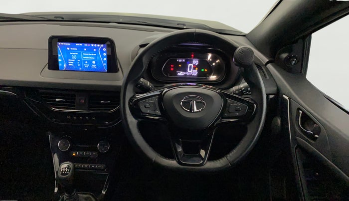 2022 Tata NEXON XZ PLUS (HS) PETROL DARK EDITION, Petrol, Manual, 25,066 km, Steering Wheel Close Up