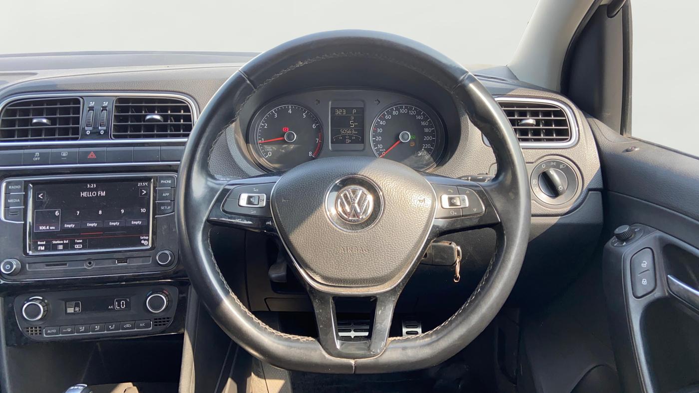 2018 Volkswagen Polo GT TSI AT, Petrol, Automatic, 50,510 km, Steering Wheel Close Up