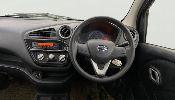 2018 Datsun Redi Go S 1.0 AMT, Petrol, Automatic, 56,381 km, Steering Wheel Close Up
