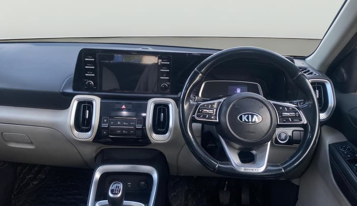 2020 KIA SONET HTX 1.0 IMT, Petrol, Manual, 1,41,797 km, Steering Wheel Close Up