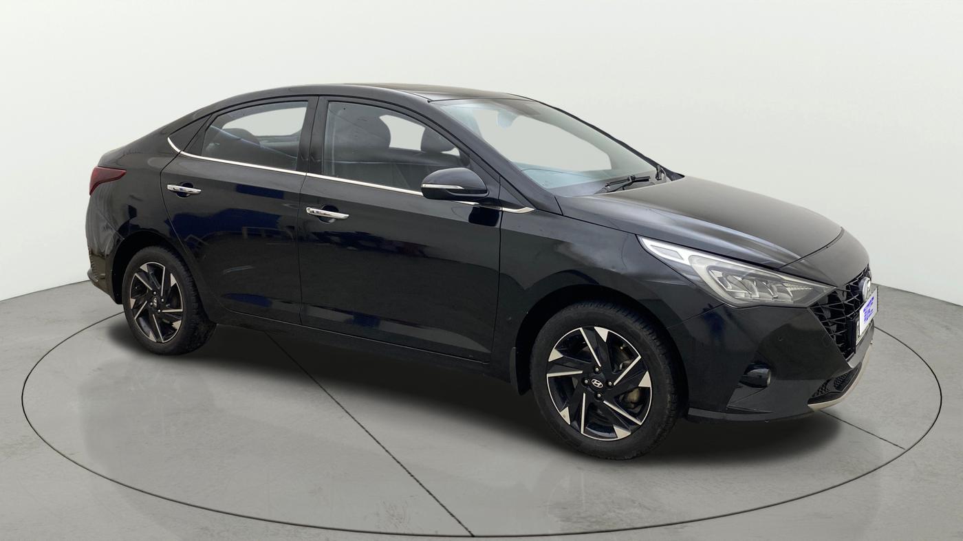 2022 Hyundai Verna SX (O) 1.0 TURBO DCT, Petrol, Automatic, 65,808 km, Right Front Diagonal