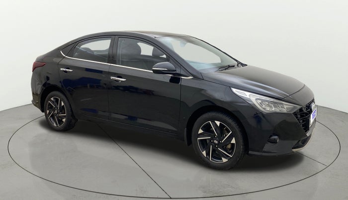 2022 Hyundai Verna SX (O) 1.0 TURBO DCT, Petrol, Automatic, 65,885 km, Right Front Diagonal