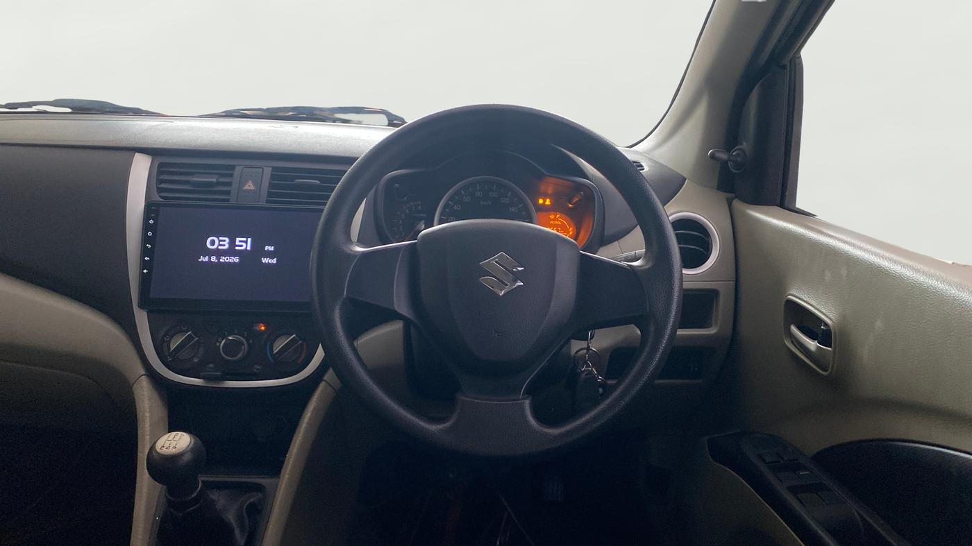 2014 Maruti Celerio VXI CNG, CNG, Manual, 1,09,624 km, Steering Wheel Close Up