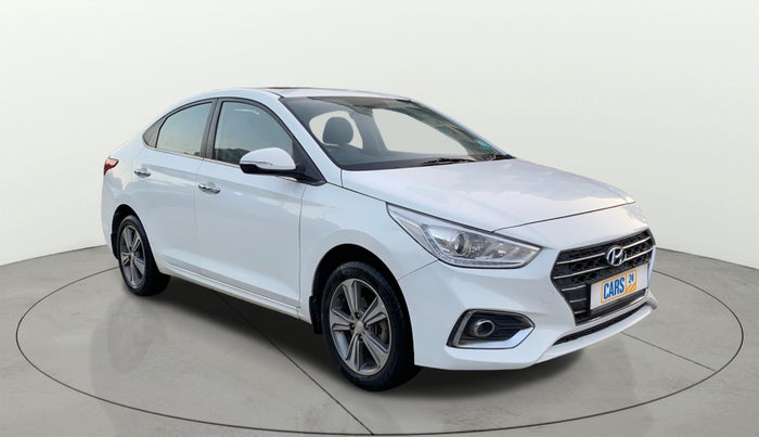 2019 Hyundai Verna 1.6 VTVT SX (O) AT, Petrol, Automatic, 57,083 km, Right Front Diagonal