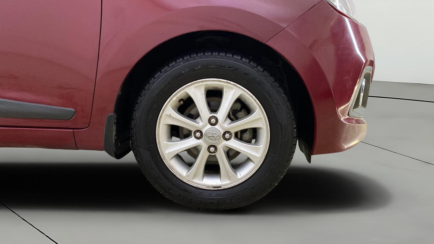2014 Hyundai Grand i10 ASTA AT 1.2 KAPPA VTVT, Petrol, Automatic, 56,651 km, Right Front Wheel