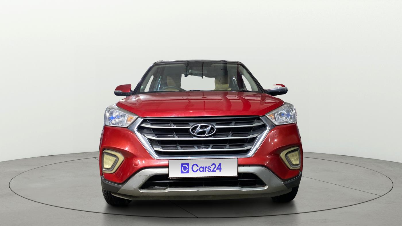 2018 Hyundai Creta E PLUS 1.6 PETROL, Petrol, Manual, 75,544 km, Front