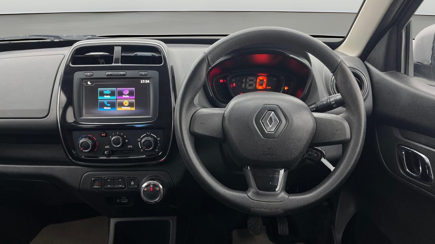 2019 Renault Kwid RXT 1.0 AMT (O), Petrol, Automatic, 43,393 km, Steering Wheel Close Up