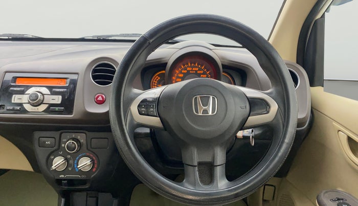 2013 Honda Amaze 1.2L I-VTEC S, Petrol, Manual, 80,356 km, Steering Wheel Close Up