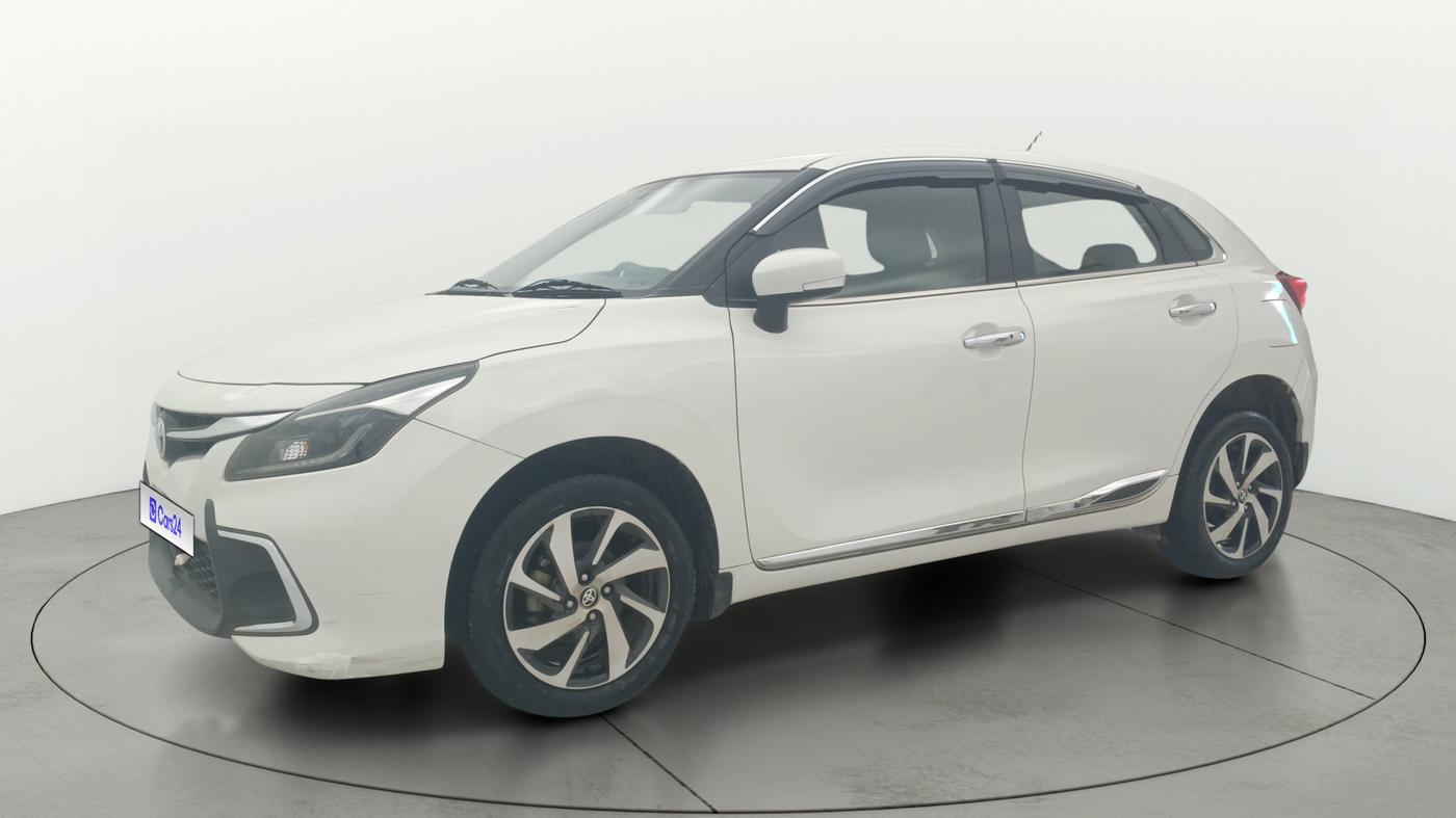2023 Toyota Glanza G AMT, Petrol, Automatic, 49,555 km, Left Front Diagonal