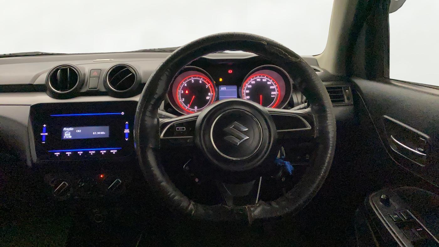 2021 Maruti Swift VXI, Petrol, Manual, 79,881 km, Steering Wheel Close Up