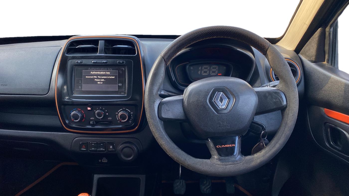 2018 Renault Kwid CLIMBER 1.0, Petrol, Manual, 65,418 km, Steering Wheel Close Up