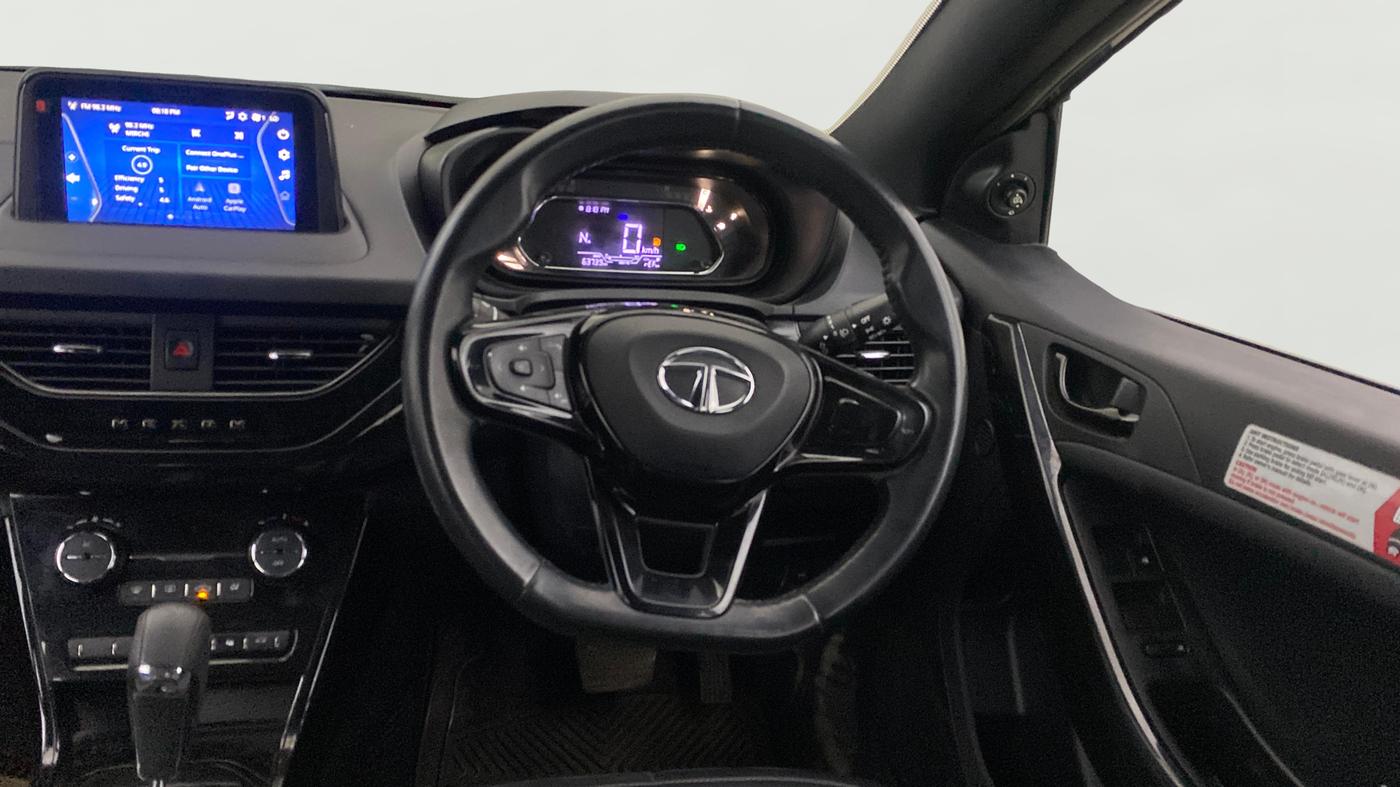 2022 Tata NEXON XZA PLUS PETROL DARK EDITION, Petrol, Automatic, 63,739 km, Steering Wheel Close Up