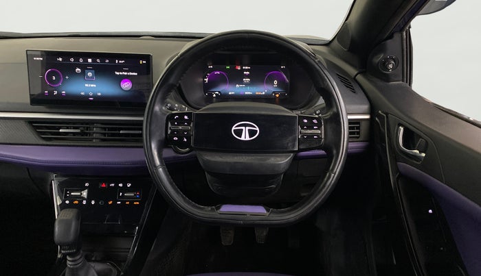 2023 Tata NEXON FEARLESS + SUNROOF DUAL TONE 1.2 PETROL, Petrol, Manual, 35,497 km, Steering Wheel Close Up
