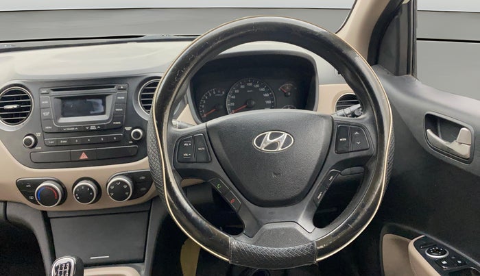 2015 Hyundai Xcent S (O) 1.2, Petrol, Manual, 79,563 km, Steering Wheel Close Up