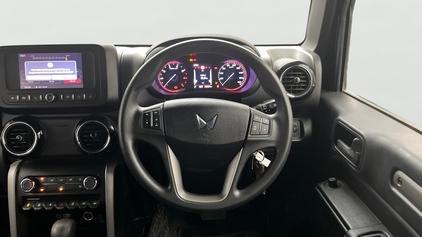 2024 Mahindra Thar LX P 2WD AT HT, Petrol, Automatic, 18,101 km, Steering Wheel Close Up