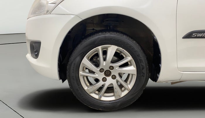 2013 Maruti Swift ZXI, Petrol, Manual, 1,04,062 km, Left Front Wheel