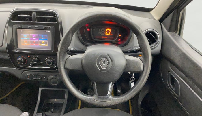2018 Renault Kwid RXT 1.0, CNG, Manual, 57,393 km, Steering Wheel Close Up