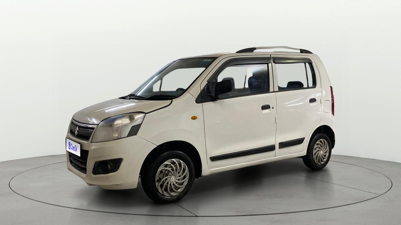2015 Maruti Wagon R 1.0 LXI CNG, CNG, Manual, 1,22,030 km, Left Front Diagonal