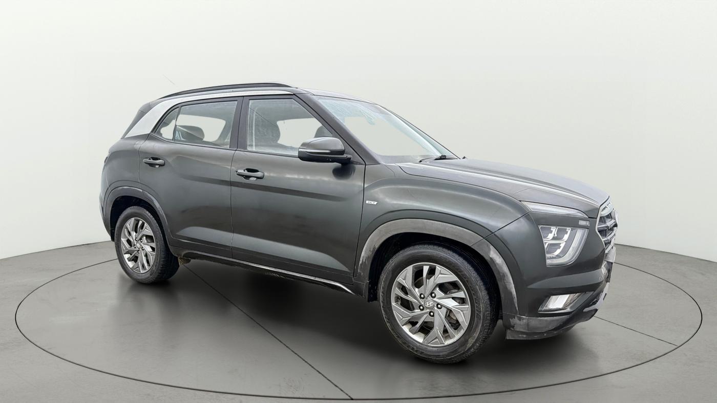 2020 Hyundai Creta SX 1.4 TURBO DCT, Petrol, Automatic, 50,354 km, Right Front Diagonal