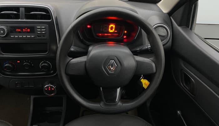 2017 Renault Kwid RXL 1.0 AMT, Petrol, Automatic, 56,496 km, Steering Wheel Close Up