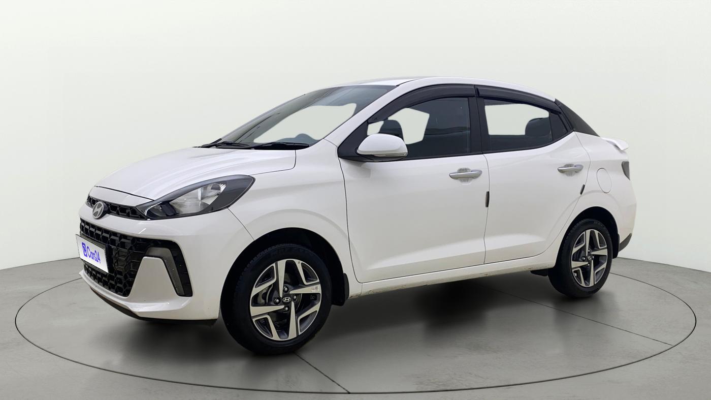 2025 Hyundai AURA SX 1.2 CNG, CNG, Manual, 12,818 km, Left Front Diagonal