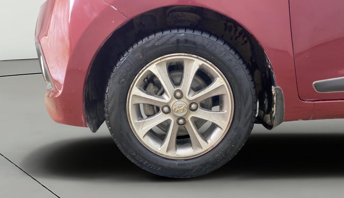 2016 Hyundai Grand i10 ASTA (O) AT 1.2 KAPPA VTVT, Petrol, Automatic, 90,912 km, Left Front Wheel