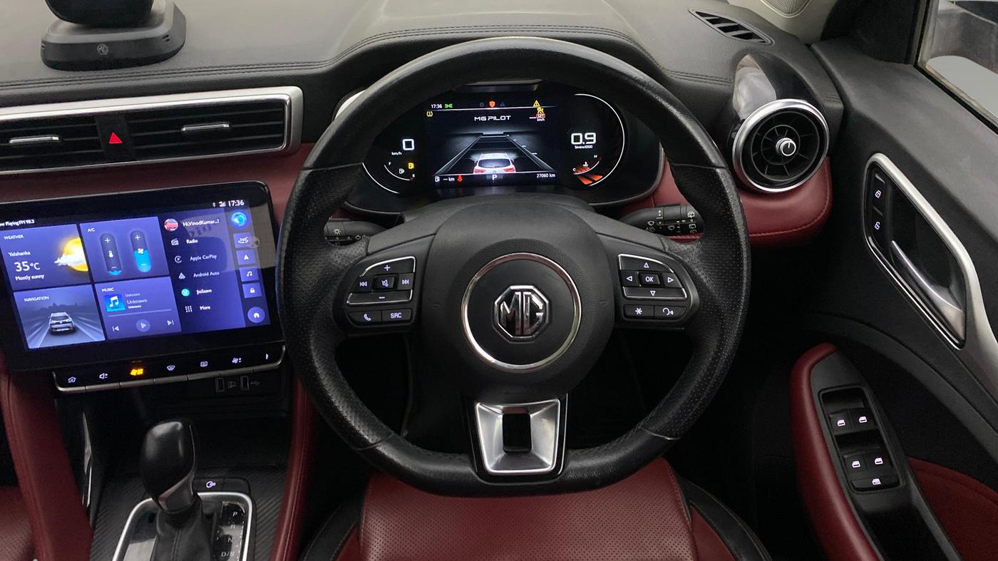 2021 MG ASTOR SAVVY 1.3 TURBO AT S RED, Petrol, Automatic, 27,023 km, Steering Wheel Close Up