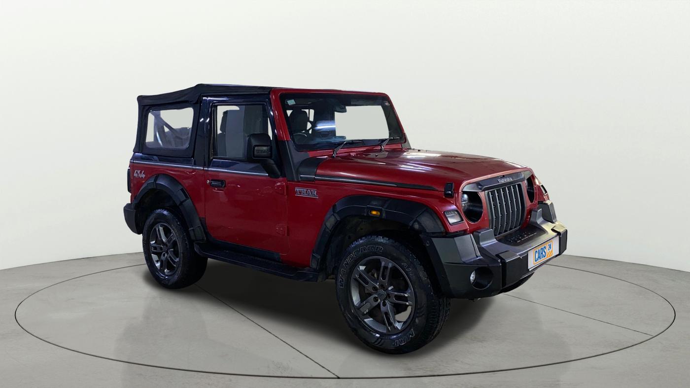 2021 Mahindra Thar LX  P 4WD AT CONVERTIBLE, Petrol, Automatic, 32,876 km, Right Front Diagonal