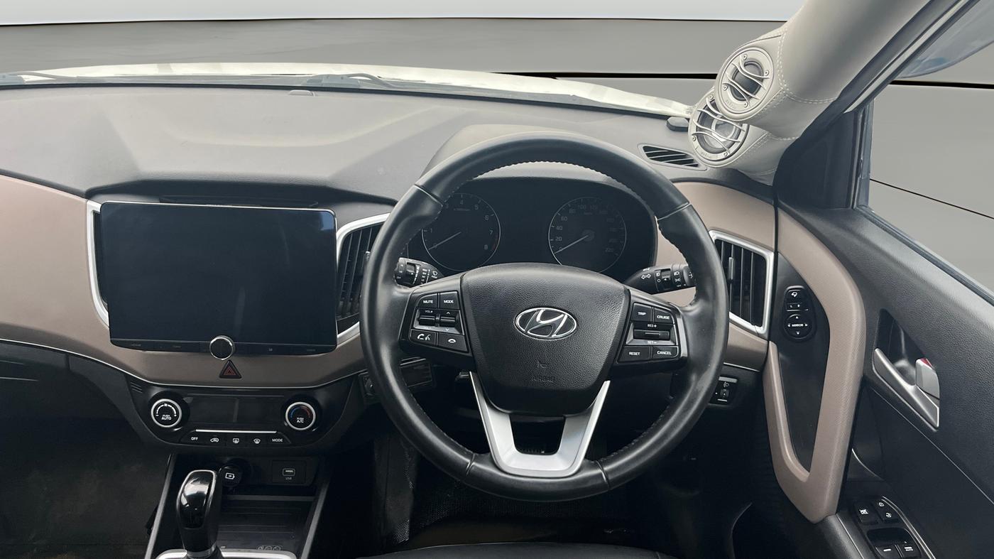 2019 Hyundai Creta SX AT 1.6 PETROL, Petrol, Automatic, 79,125 km, Steering Wheel Close Up